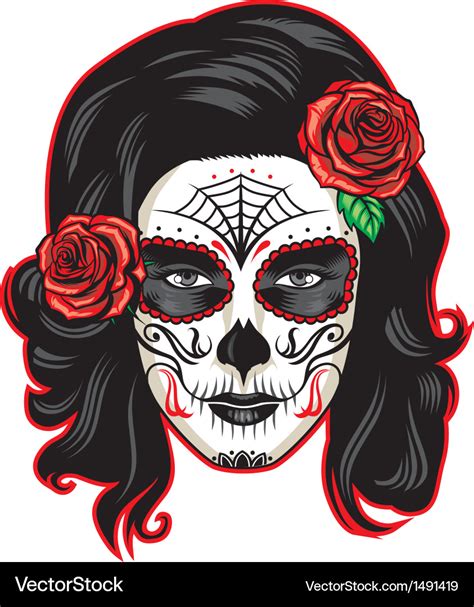 Day Of The Dead Makeup Stencils Saubhaya Makeup