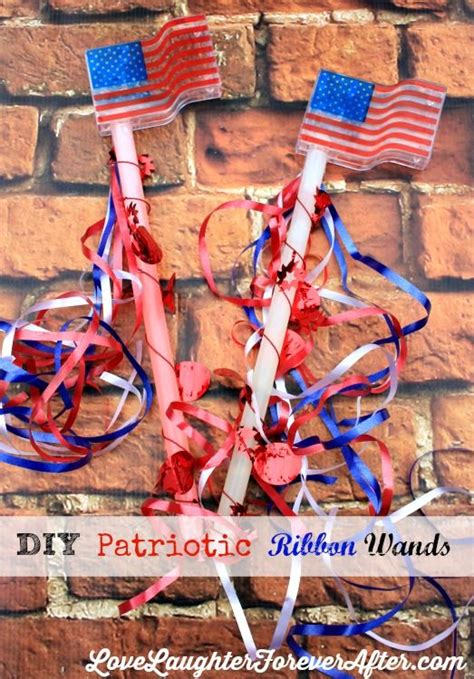 Memorial Day Craft For Kids Patriotic Wands Love Laughter