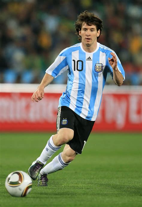 Lionel Messi Photos Argentina V Nigeria Group B 2010 Fifa World