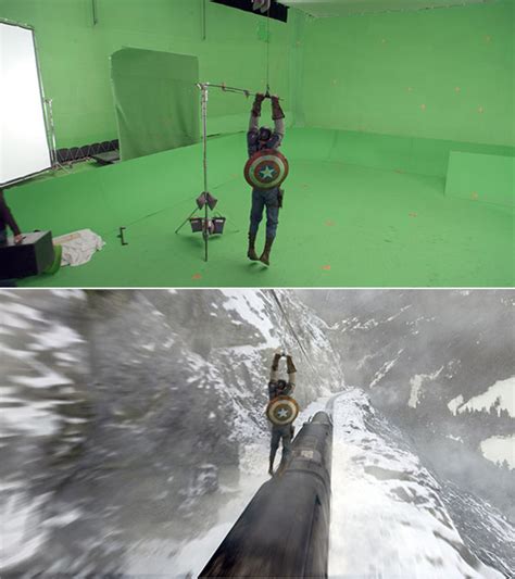 If the contestants do it very well, they win lots of money. 46 Famous Movie Scenes Before And After Special Effects