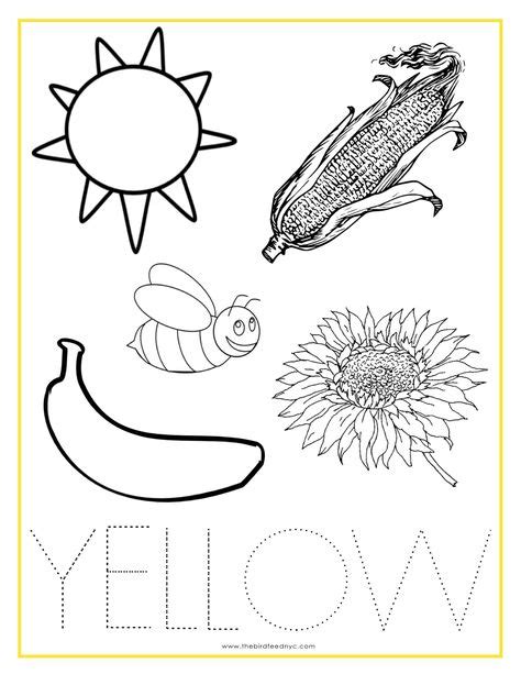 24 Inspiring Yellow Colour Theme Images Preschool Activities Color