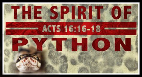 Warfare Prayer Against The Python Spirit Keys To The Kingdom Deliverance Ministry