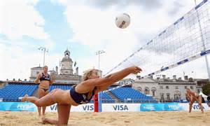 London 2012 Olympics British Beach Volleyball Stars Ready Daily Mail Online