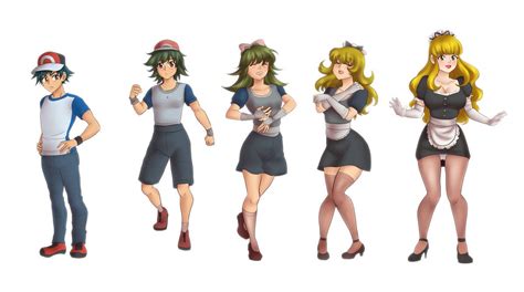 Ash To Maid Tg Sequence Colored By Https Deviantart Com Rezuban