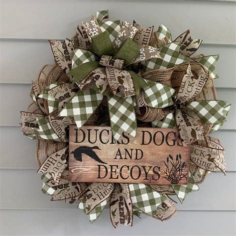 Wreath Fathers Day T Duck Hunting Sportsman Man Cave In 2020