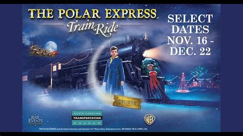 The Polar Express Train Ride At The Nc Transportation Museum Youtube