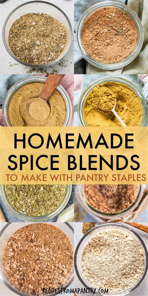 Homemade Spice Blends Seasoning Recipes From A Pantry