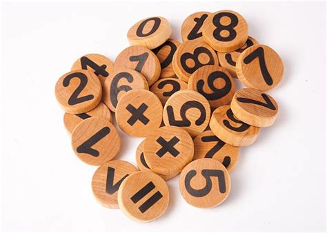 Wooden Toy Numbers With Magnets Waldorf Toy Montessori Etsy