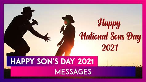 National Sons Day 2021 Greetings Happy Sons Day Wishes Messages And