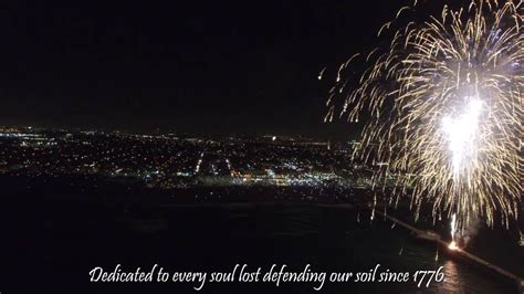4th Of July Fireworks Huntington Beach Pier Stunning