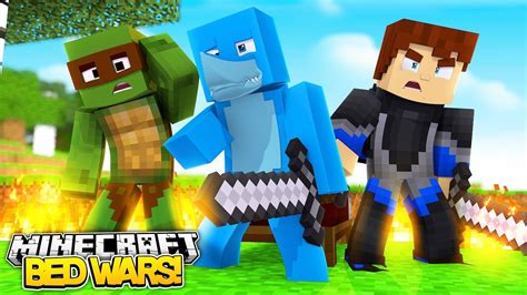 Minecraft Bed Wars Tiny Turtle Destroyed Our Bed Youtube