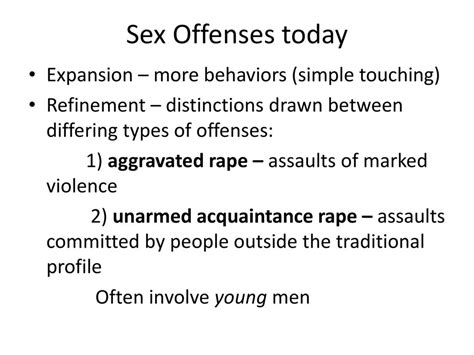 Sex Offenses Batteries And Personal Restraint Ppt Download