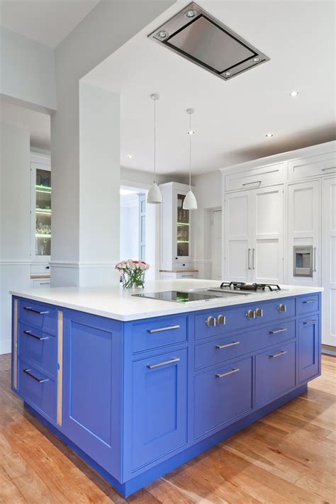 Newport In Blue And White Scandinavian Kitchen London By Sola