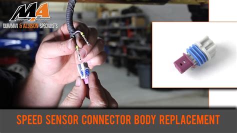 Mechanics Minute Speed Sensor Connector Body Replacement Allison Transmission Transfer Case