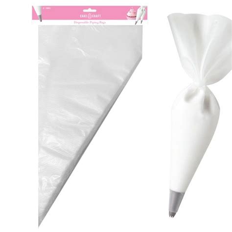 Cake Craft Disposable Piping Bags Lightweight 18 Inch 100 Pieces