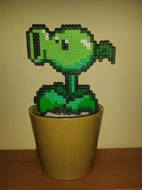 A Potted Plant That Has Been Made Out Of Legos
