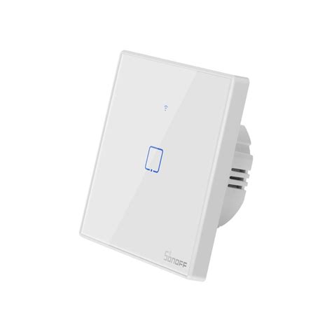 Sonoff Tx T2 Eu 1c 1 Gang Smart Wifi Rf Wall Touch Light Switch