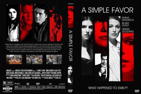 A simple favor is a 2018 black comedy mystery thriller film directed by paul feig and based on the 2017 novel of the same name by darcey bell. A Simple Favor (2018) DVD Custom Cover | Dvd cover design ...