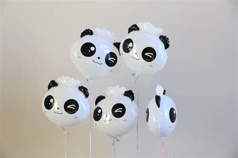 Details About 5pk Panda Foil Balloon Holiday Party Decoration Christmas