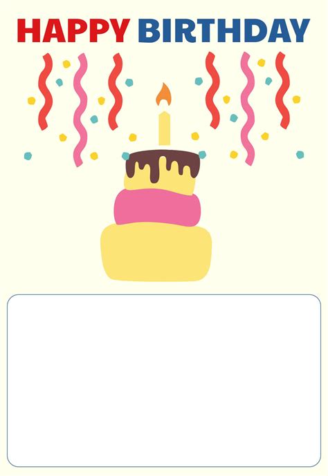 Happy Birthday Wishes Template