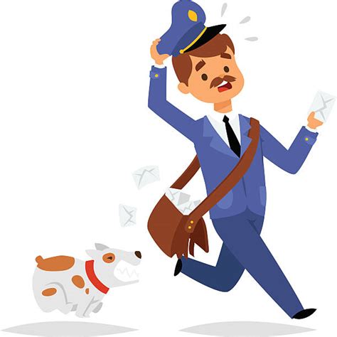Best Mail Carrier Illustrations Royalty Free Vector