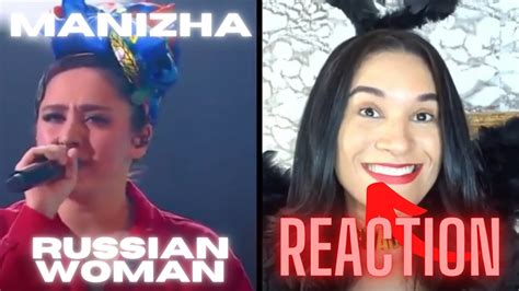 Reaction Manizha Russian Woman Russia Eurovision 2021 Youtube