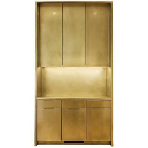 How to clean brass kitchen cabinet handles. Amuneal's Brass Kitchen Cabinets with Warm Patina Finish ...