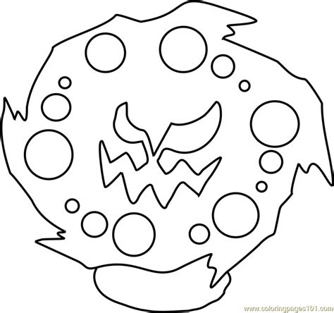 Spiritomb Pokemon Coloring Page - Free Pokémon Coloring Pages