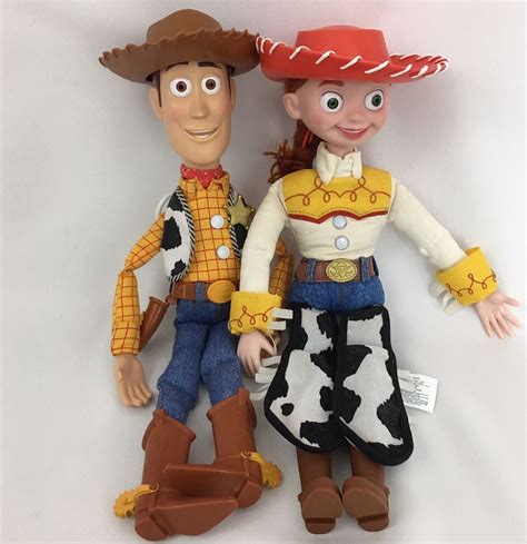 Disney Toy Story Woody And Jessie Dolls Pull String Talking Toys 15