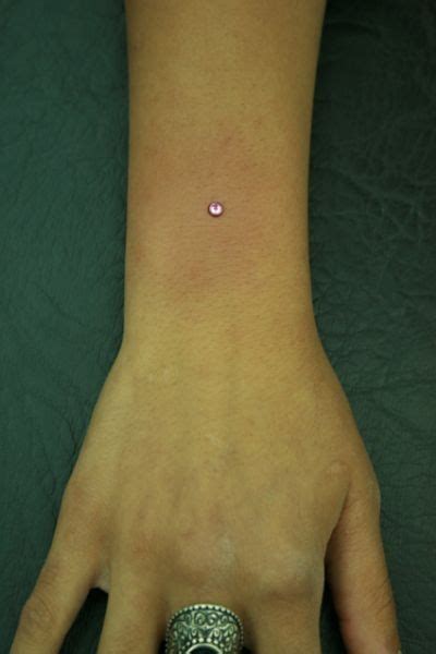 My Favourite Place To Have A Microdermal Love It Might Get If For Ma B Day Wrist Piercing