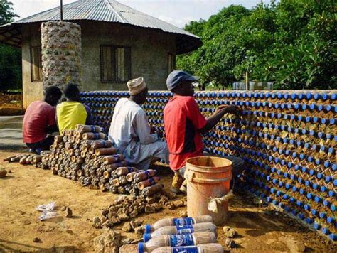 Nigerian Houses Are Being Bottled Up 14000 Plastic Bottles To Build A