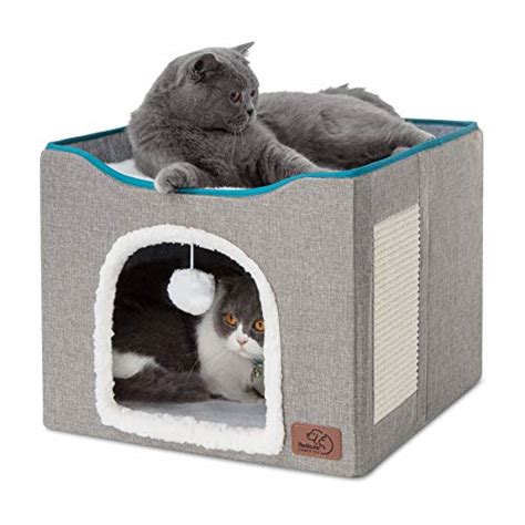 Bedsure Cat Beds For Indoor Cats Large Cat Cave For Pet Cat House