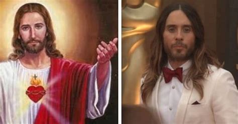 Jared Leto Dressed Up As Jesus For The Oscars Photos Huffpost Canada