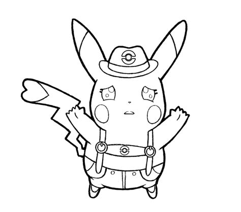 Pikachu Clipart Outlines Pikachu Outlines Transparent Free For