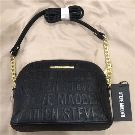 Steve Madden Black Crossbody Purse Semashow Com