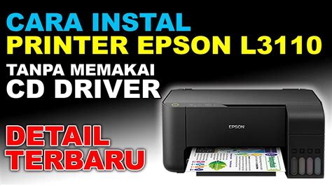 Cara Terbaru Install Printer Epson L Tanpa Cd Cara Download Dan Instal Driver Epson L