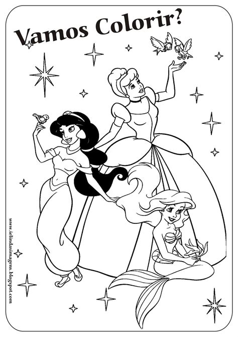 Desenhos Para Colorir Das Princesas Da Disney Coloring City