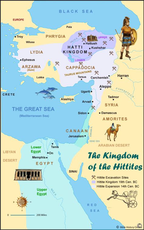 Hittite Kingdom Color Map 72 Dpi 1 Year License Bible Maps And Images