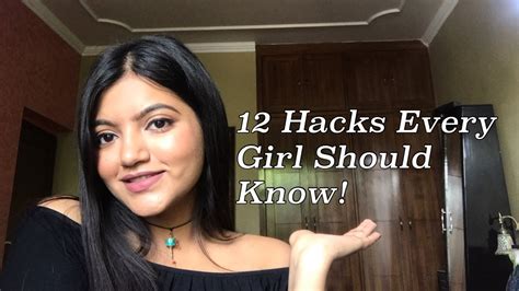 12 Hacks Every Girl Should Know Youtube