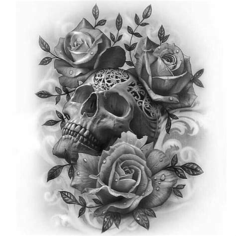 33 Best Realistic Skull Tattoo Designs Drawings Images On Pinterest