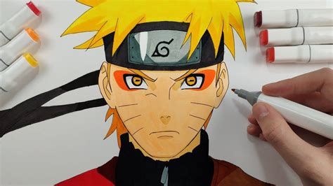 How To Draw Naruto Uzumaki Sage Mode ~ Mode Uzumaki Bocaiwwasuiw