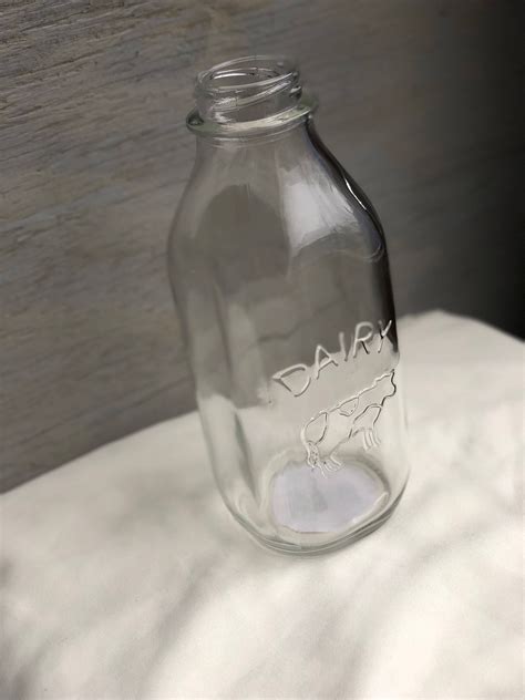 Customizable Milk Jar Adorned Quart Jars Choose Your Design