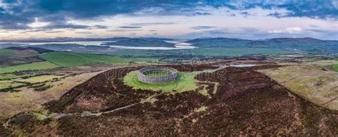 Grianan Of Aileach Ring Fort Donegal Ireland Stock Image Image Of