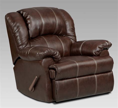 Recliner chairs offer unmatched comfort with full body support that can be a miraculous. Roundhill Furniture Brandan Bonded Leather Dual Rocker ...