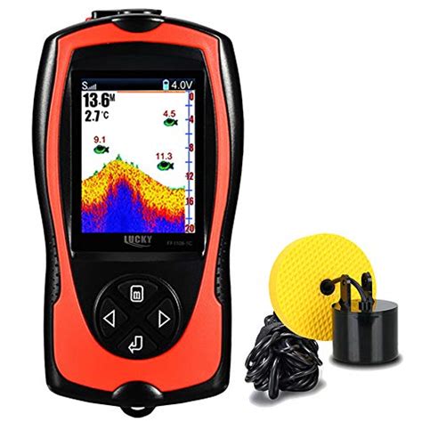 Lucky Portable Fish Finder Handheld Kayak Fish Finders Wired Fish Depth