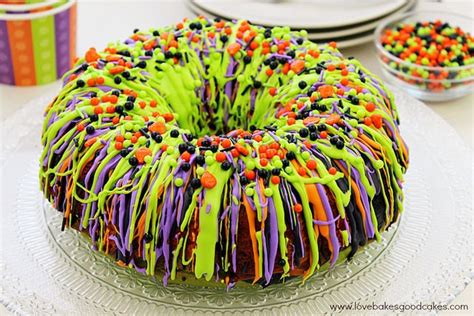 Oooh And Aah Your Guests With This Impressive Halloween Bundt Cake