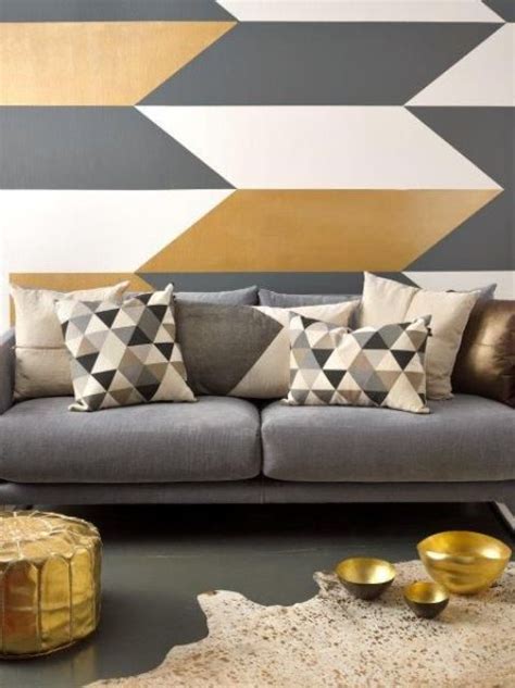 stylish geometric decor ideas   living room