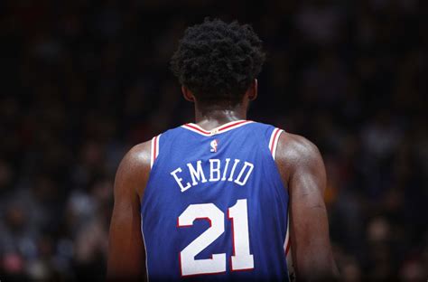 Philadelphia 76ers Joel Embiid Cracks Top 5 In Early 2018 19 Mvp Ladder