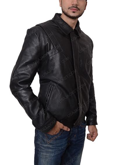 El coche (españa) el auto fantástico (hispanoamérica) el auto increíble (méxico y otros países) creado por: Knight Rider David Hasselhoff Slimfit Black Leather Jacket