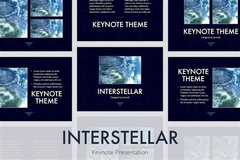 Interstellar Keynote Template Incl Professional And Interstellar